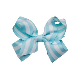 Striped Light Blue & White - Medium