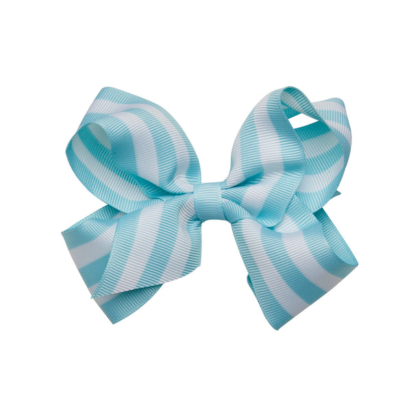 Striped Light Blue & White - Medium