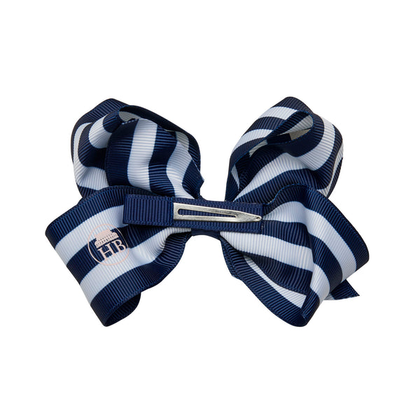 Striped Navy & White - Medium