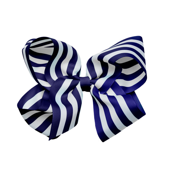 Striped Navy & White - Grande