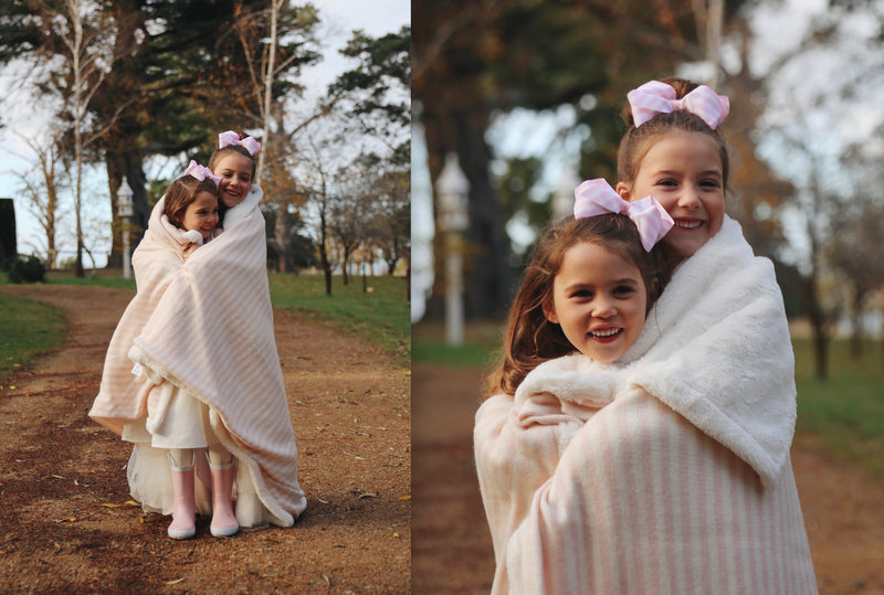 Striped Light Pink & White - Grande